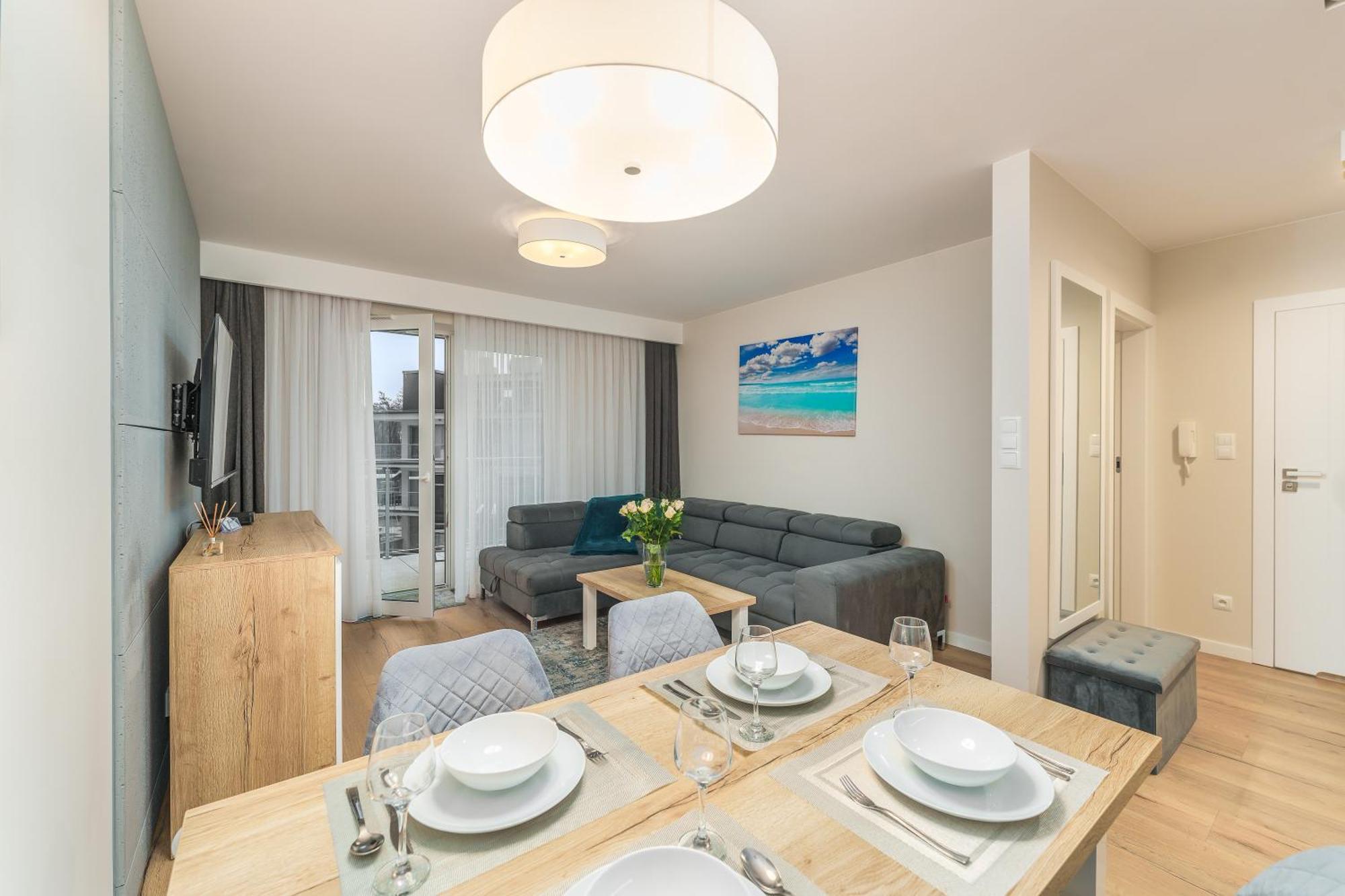 Apartament Szafir W Budynku Basenowym Morska Klifowa Реваль Экстерьер фото